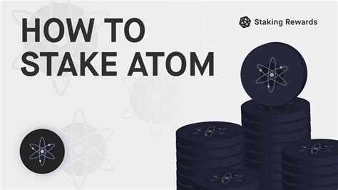 cosmos staking minimum|Staking Cosmos (ATOM) .